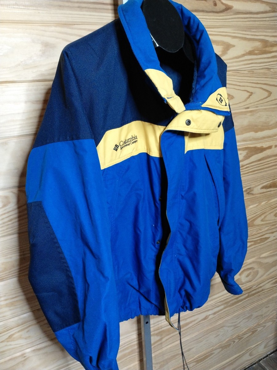 Vintage Columbia Sportswear Company Bugaboo Blue Yellow Vintage Columbia Sportswear Company Bugaboo Blue Yellow