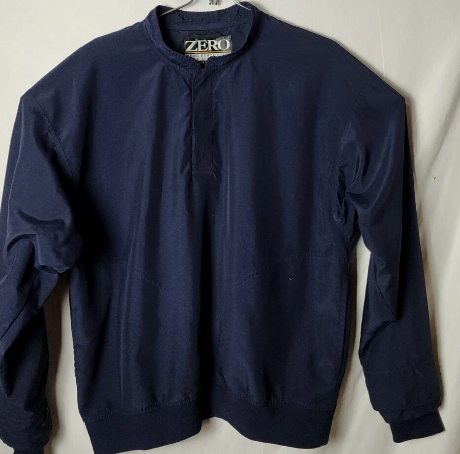 Zero Restriction USA Men M Blue Pullover Golf Sports Jacket Made in USA - Image 2 of 4