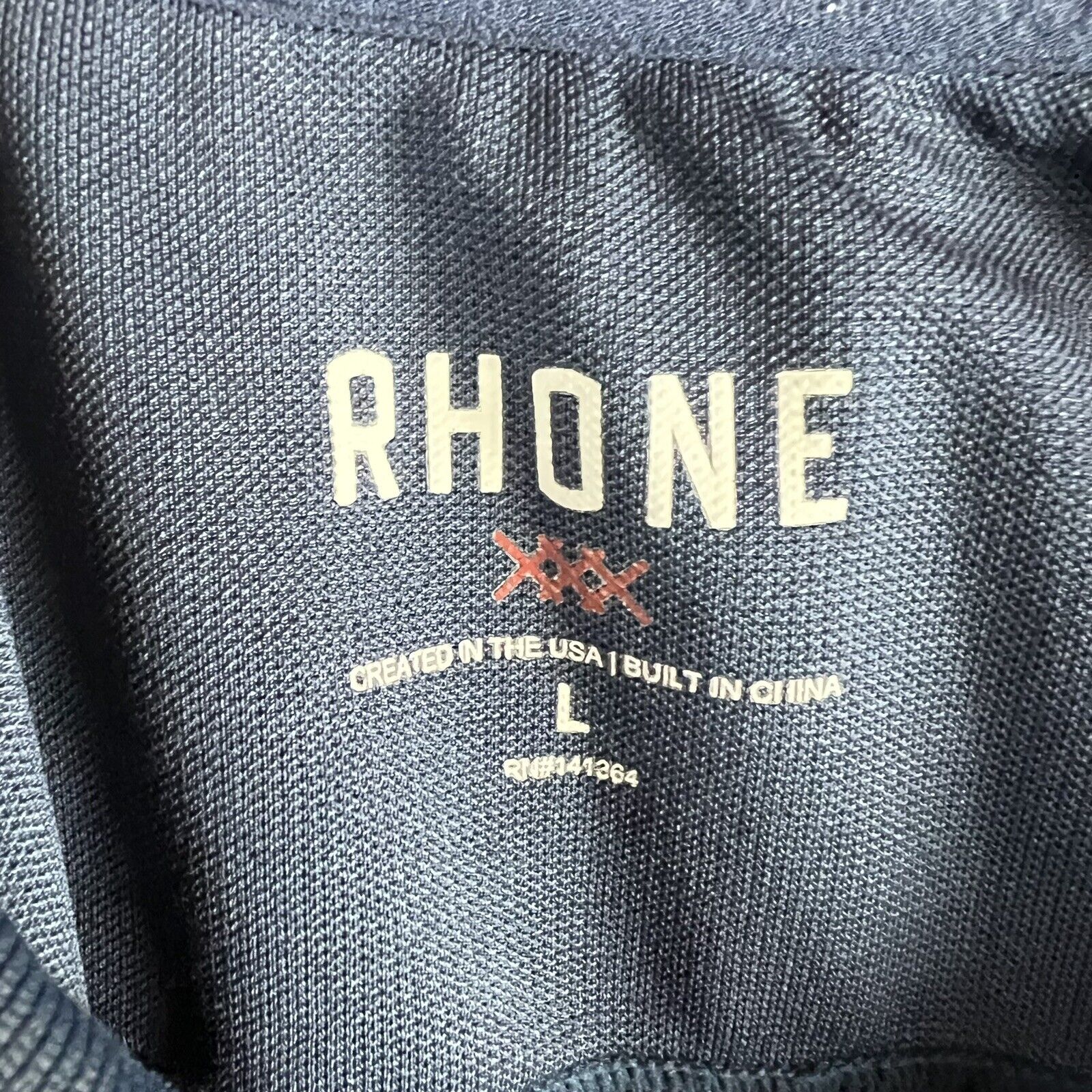 Rhone Polo Shirt Mens Large Delta Raglan Pique Pe… - image 9