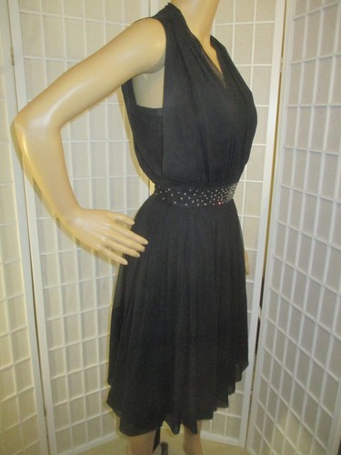 R & K Originals vintage 1950's/60's silk party cocktail dress - Picture 14 of 20