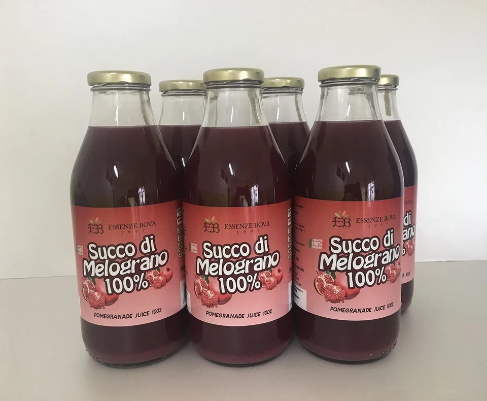 ESSENZE BOVA 1997 Succo di melograno puro 100% "Bova" Confezione di 6 bottiglie da 75 CL