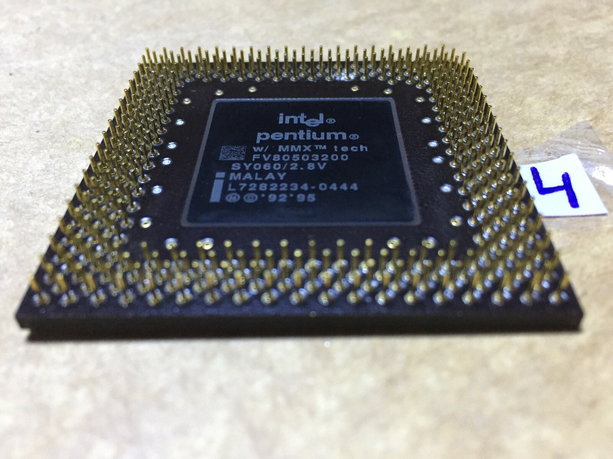 Intel Pentium - AMD Processor CPU Socket 5/7 MMX Ceramic Fiber