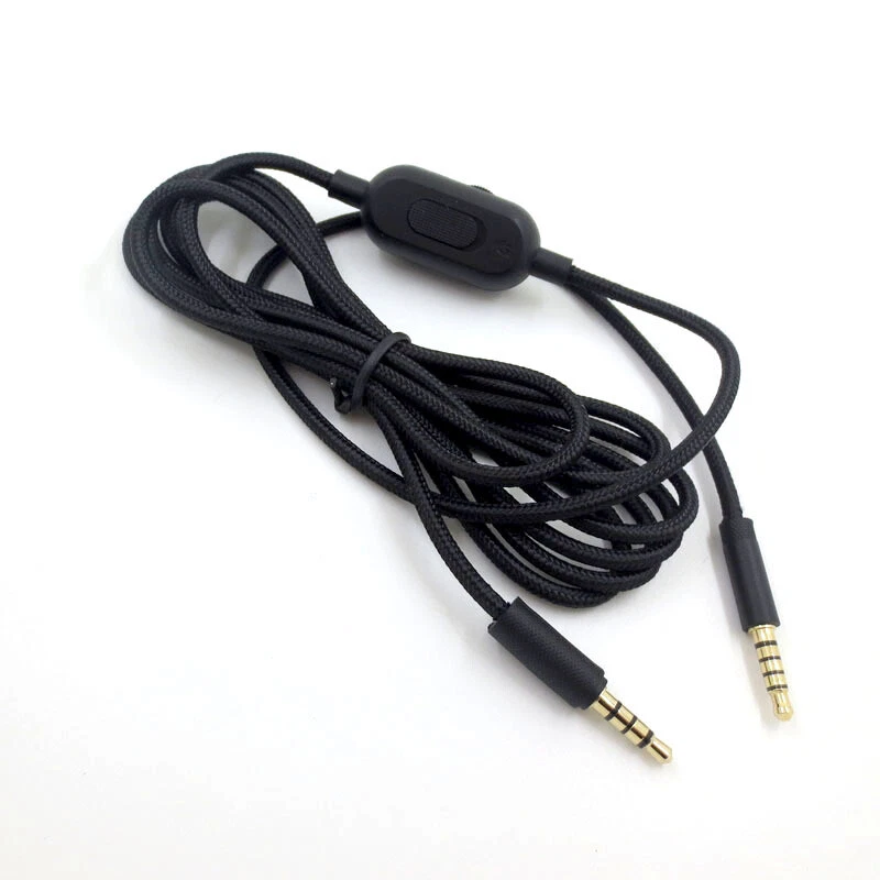 Plastic Metal 3.5MM Audio Cable Cord Line For Logitech GPRO X G233