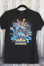 Camiseta negra para mujer Thor Love and Thunder con póster gráfico talla pequeña