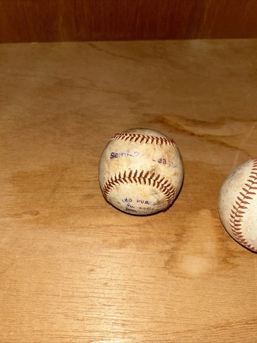 Lot of 5 Used Baseballs Various Brands Braves Marlins Rawlings MLB - Picture 11 of 16