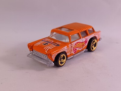 '55 Chevy Nomad Wagon 409 V-8 Orange 2000 Hot Wheels.com 5-Pack Diecast 1:64