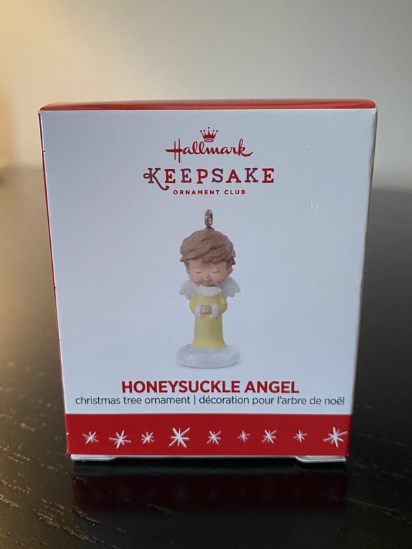 Hallmark Ornament Miniature 2016 Honeysuckle Angel Member Exclusive- NEW- READ
