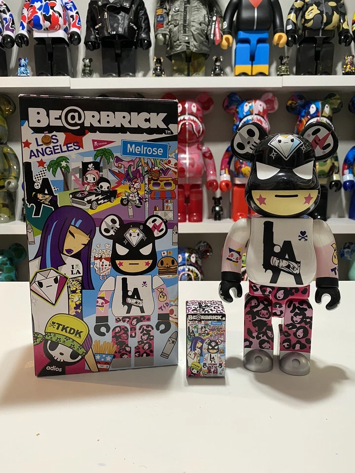 Tokidoki LA Robber 400% 100% Bearbrick Medicom Toy Be@rbrick Set 2009 Toki Doki - Изображение 2 из 4