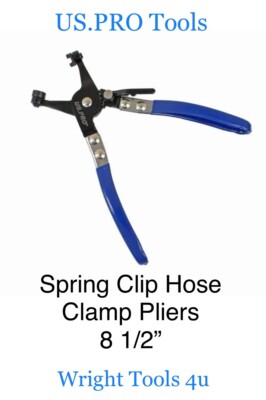 US PRO Tools Federclip Schlauchklemme Zange mit drehbaren Spitzen - 8 1/2 Zoll 3591