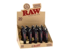 😎COUNT DISPLAY OF 20 RAW ROLLING PAPERS CONE CREATOR ✨ON THE GO CONE MAKER