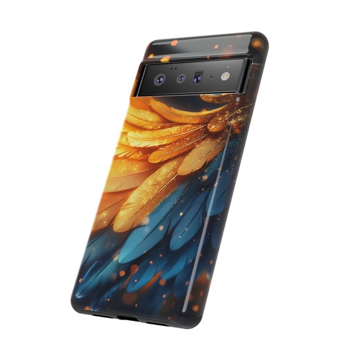 Blue Yellow Feathers Bloom - Phone Case for iPhone, Galaxy, Pixel - 第 171/281 張圖片