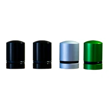 Geocache Nano Container Micro Cache - 4 PACK (2 Black, 1 Green, 1 Silver)