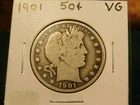 1901  Barber Half Dollar  Item # 12071