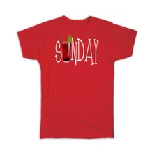 Gift T-Shirt : Sunday Bloody Mary Drinks Bar Lover Vodka Tomato Juice Kitchen