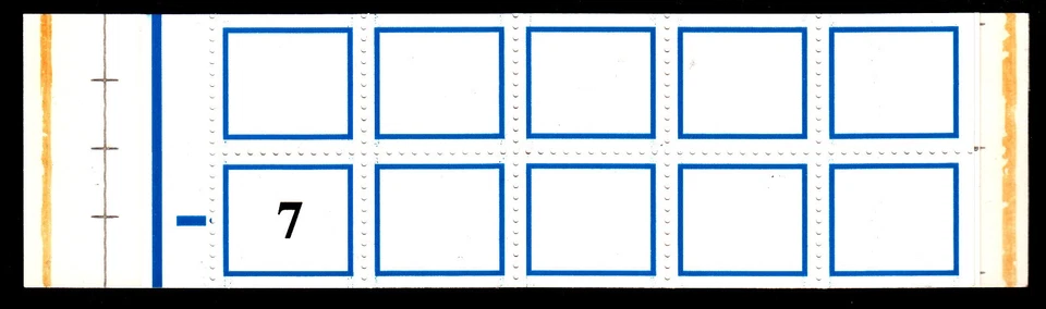 Probedruck Test Stamp Booklet Specimen TDB 36 Jack London Nr. 7 - Bild 2 von 4