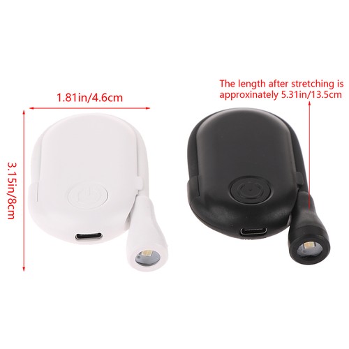 Mini LED Eye Protection Book Night Light Adjustable Clip 360° Flip Study Lamp - Photo 3/14