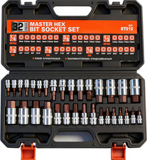High Torque Master Hex Bit Socket Set 32-piece Sae Metric Allen Socket Set