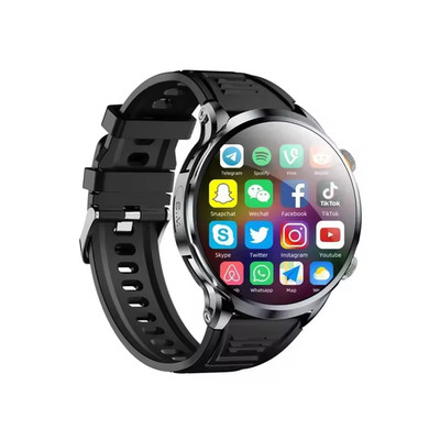 4G Android Smartwatch 1,95 Zoll AMOLED NFC WiFi Bluetooth Anruf GPS Herzfrequenz