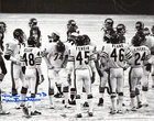 MIKE HARTENSTINE Signed Photo Chicago Bears 1977 Defensive Line (c) COA