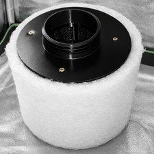 Growbox Aktivkohlefilter 100mm Abluft 150m³/h modular 38mm Aktivkohle Pro Modula