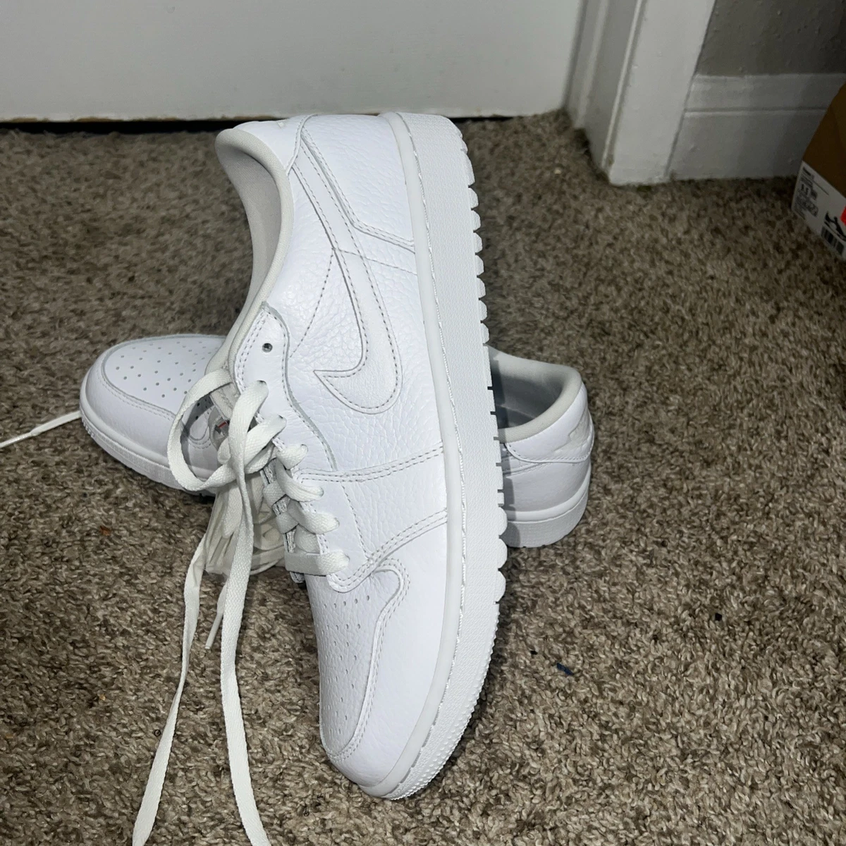 Jordan 1 Low Golf Triple White 2022 for Sale | Authenticity