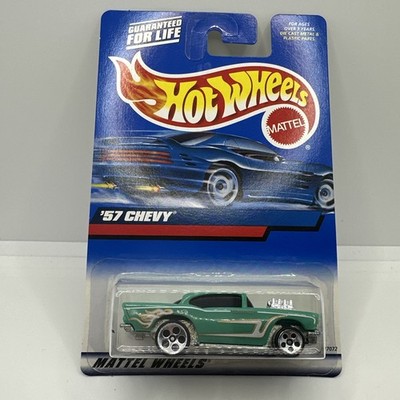 HOT WHEELS 2000 57 Chevy, Teal, Main Line #105