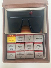 Tru-Vue Stereoscopic Viewer with Library Case and 22 Film Reels