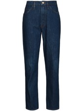 FRAME Le Italien True Straight Leg Denim Jeans Dark Blue Rinse 24 NWT 338