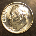 1957 ROOSEVELT DIME PROOF #2