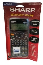 Sharp Scientific Calculator EL-W535B WriteView Display