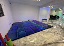 LED Multicolor Infinity Dance Floor Stage Lighting System Color Mixing Panels
