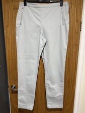 NWOT Marks & Spencer’s Ladies Chino Trousers straight Leg Size 16 Long Length