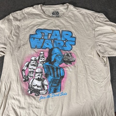Star Wars Darth Vader Join The Dark Side Graphic T Shirt Mens Large Retro