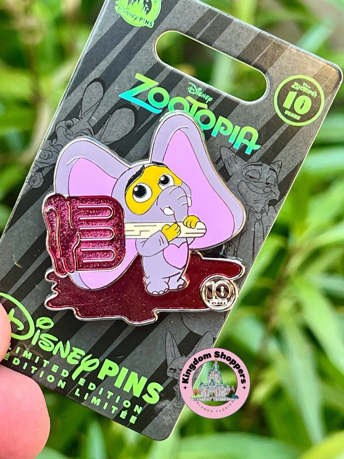 2026 Disney Parks Zootopia 10th Anniversary Finnick Pin LE 4000