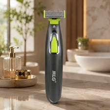 Rasoir Électrique Tondeuse Corps Barbe USB Rechargeable Homme Femme Lavable
