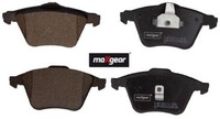 Maxgear 19-2883 Bremsbelagsatz FüR Scheibenbremse Bremsbelagsatz