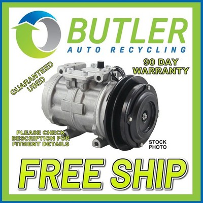 142K Mile Mustang A/C Compressor & Clutch 5.0L 11-14 OEM AC WTY F FreeShip OE OE