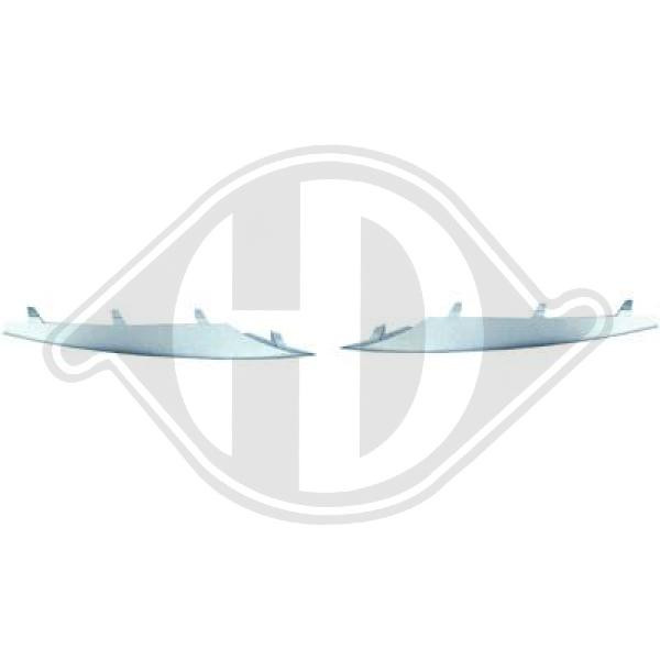 Diederichs Blende StoßFäNger Rechts Silber Passend FüR BMW X5 E70 1291052-image