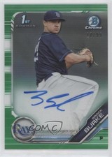 2019 Bowman Chrome Prospect Green Refractor 17/99 Brock Burke #CPA-BBU Auto 02d2