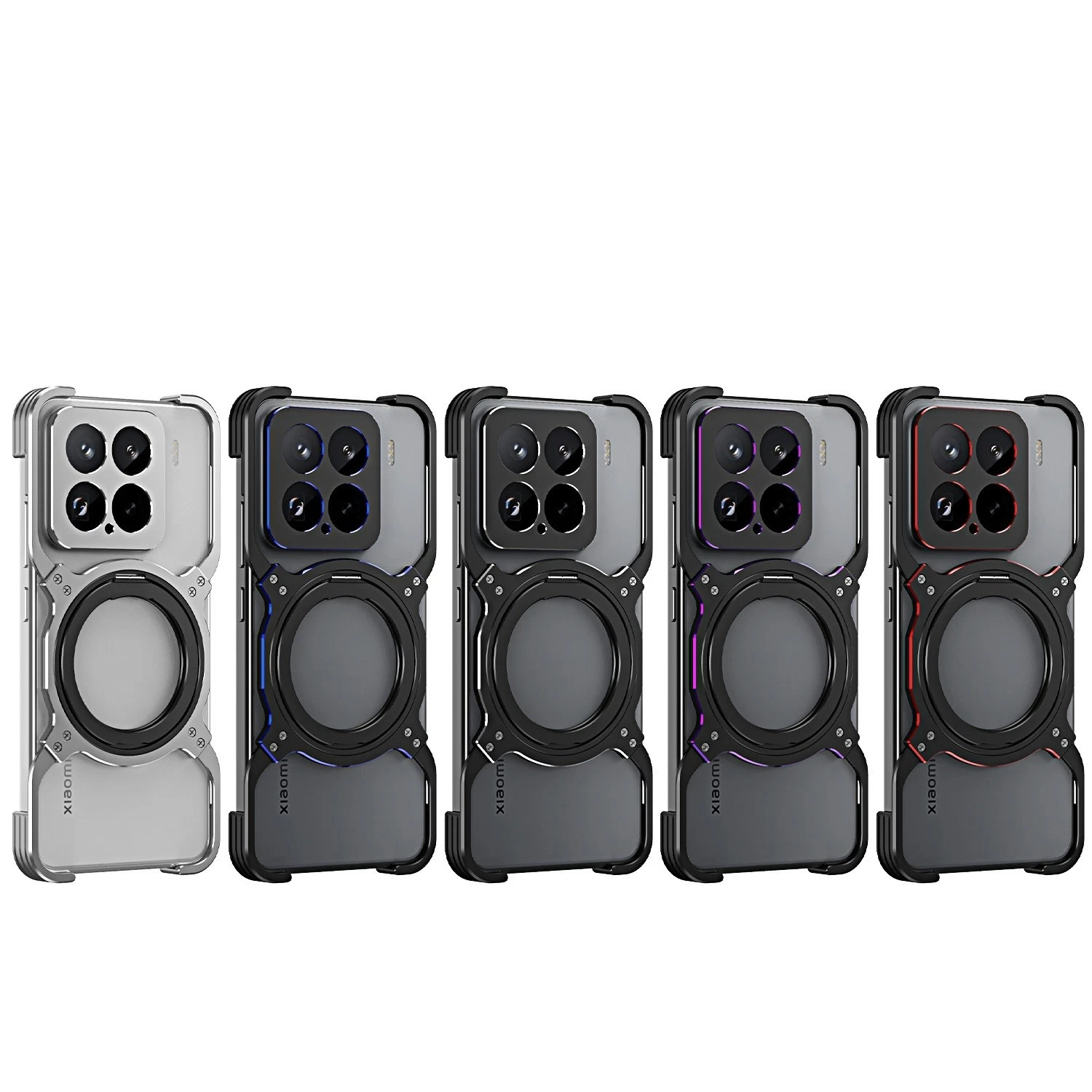Magnetic Metal Frameless Bumper Shockproof Stand CaseFor Xiaomi 15 Redmi K80 Pro - Picture 13 of 26