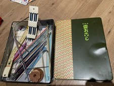 Lot of Vintage Knitting Crochet Hooks Variety of Sizes Aluminum Wood Metal