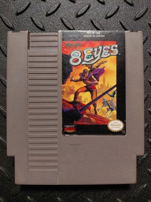 8 Eyes (Nintendo Entertainment System, 1990) NES Authentic Cartridge, Taxan Game