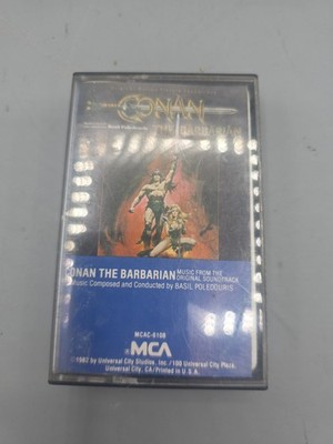 Conan the Barbarian MCA Orig Soundtrack. Cassette. 1982 Basil Poledouris *Rare*