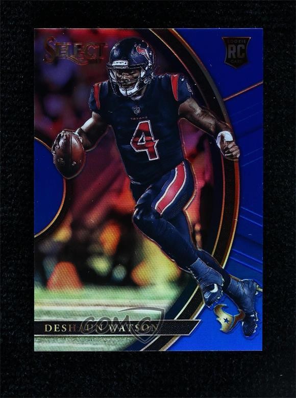 2017 Panini Select Concourse Blue Prizm 117/149 Deshaun Watson #16 ft8