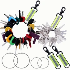 55 Heavy Master Equipment Keys Set JCB Komatsu JD Volvo Takeuchi Kubota Case