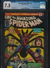 THE AMAZING SPIDER-MAN #135 MARVEL COMICS 8/74 CGC 7.5 CR/OW 2nd APP. PUNISHER
