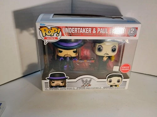 Funko Pop! WWE Undertaker Paul Bearer 2 Pack WrestleMania IX GameStop Exclusive