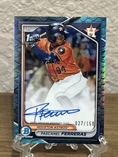 2024 Bowman Chrome - Prospect Autographs Pascanel Ferreras #CPA-PF Blue...
