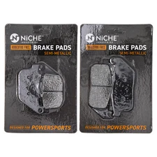 Brake Pad Set for Harley-Davidson Sportster 1200 883 Front Rear Semi-Metallic