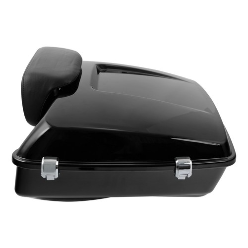 Chopped Trunk Backrest Mount Rack Docking Kit Fit For Harley Fat Boy 08-16 - Picture 8 of 12